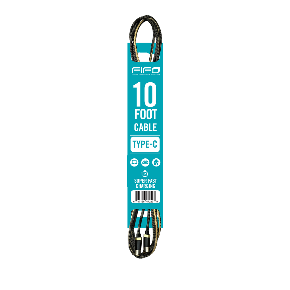 47222 10FT TYPE C CABLE SUPER FAST
