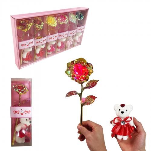 $5.99 NOVELTY MIX / LIGHT UP FLOWER WITH BEAR