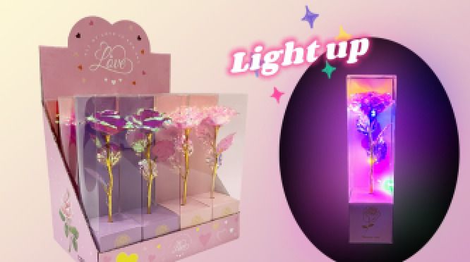 $5.99 NOVELTY MIX / LIGHT UP ROSE