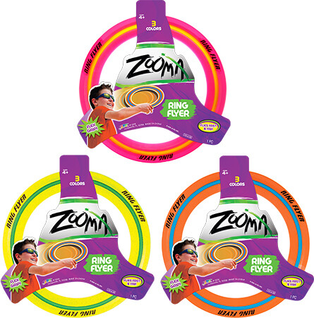 $5.99/NOVELTY MIX ZOOMA RING FLYER