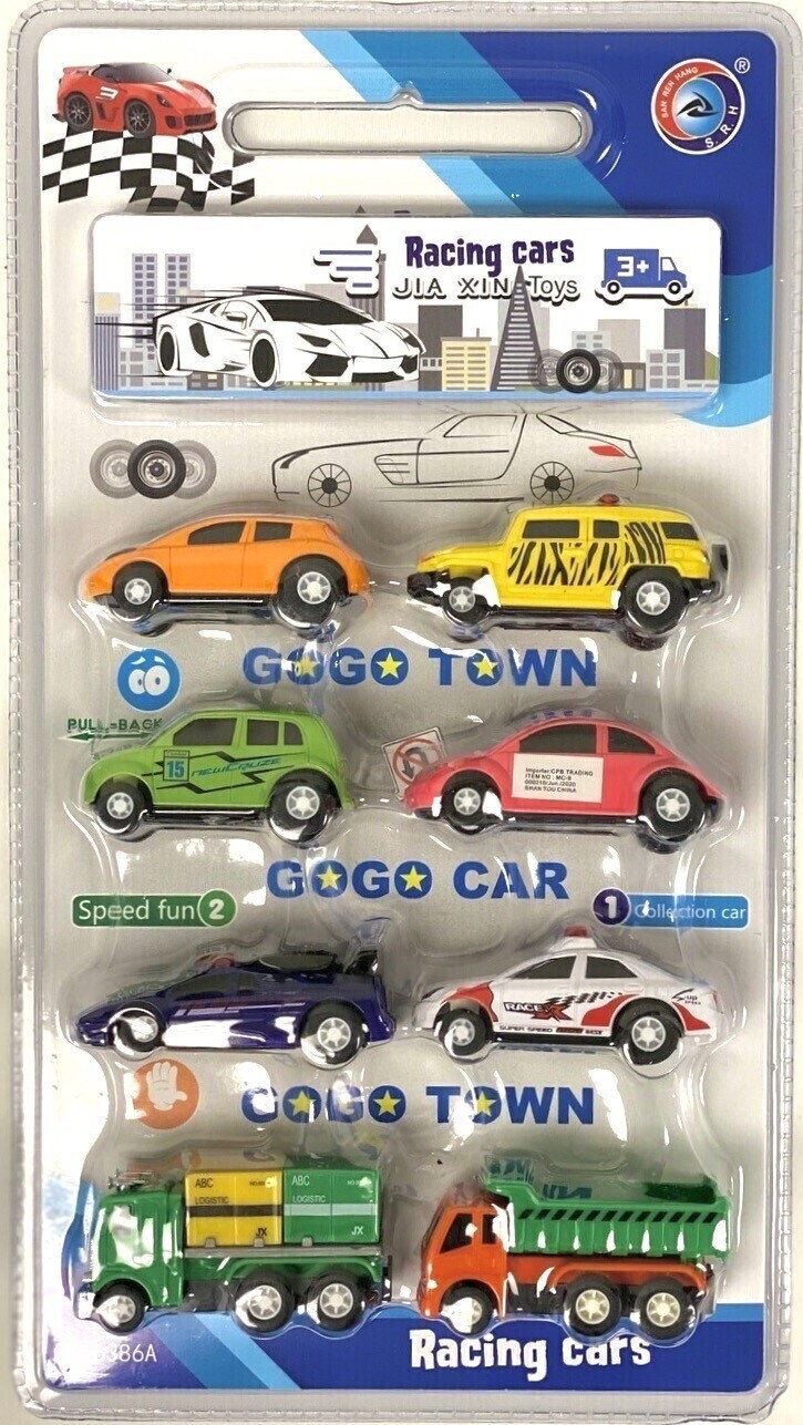 $8.99 NOVELTY MIX / MC-9 PULL BACK RACING CARS / MC-9 - MC-9