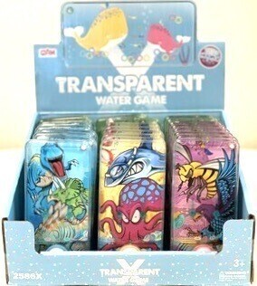 N499 NOVELTY MIX / ANIMAL TRANSPARENT WATER GAME, Product: P-7183 (TRANSPARENT WATER GAME)