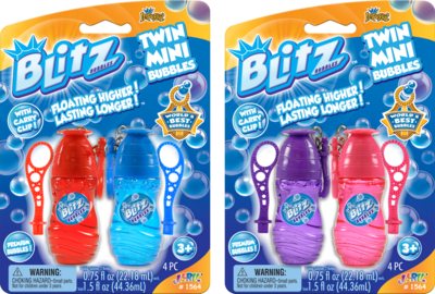 $3.59 NOVELTY MIX / BLITZ TWIN MINI BUBBLES  / 1748-1564