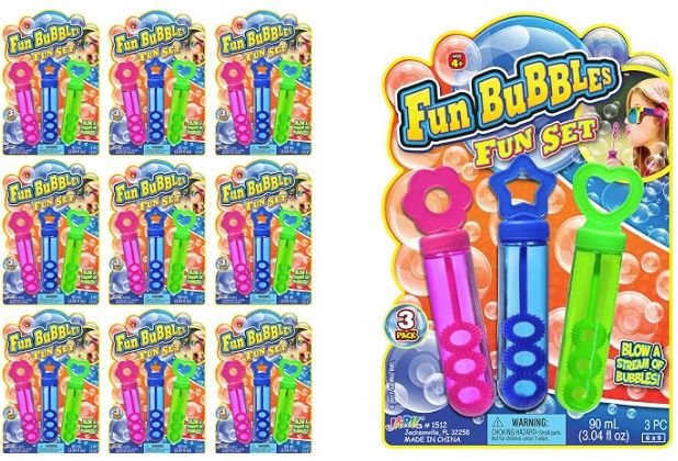 $5.99/NOVELTY MIX / BLITZ TRIPLE MINI BUBBLES  / n599-1512