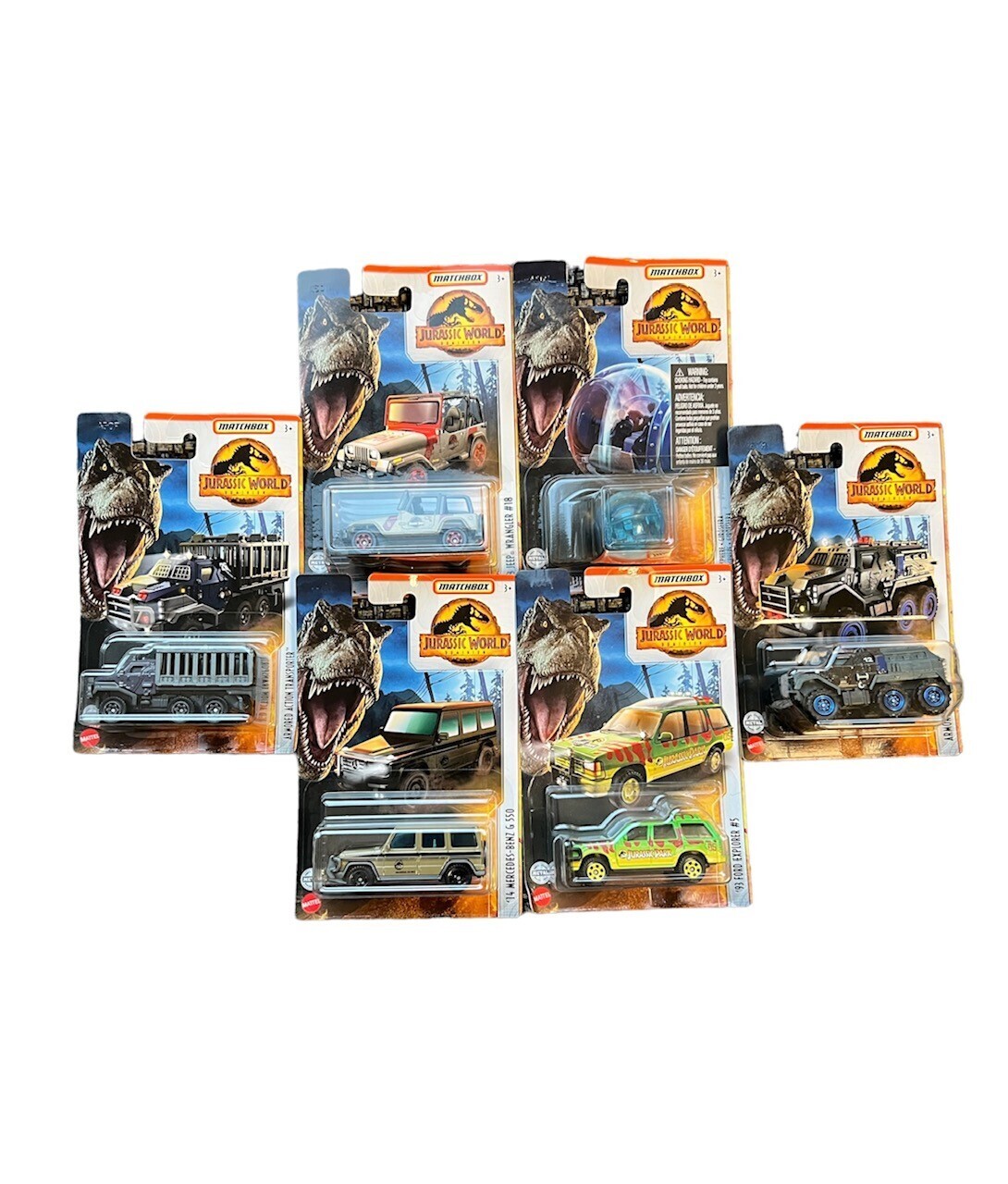 N499 NOVELTY MIX / JURASSIC WORLD / MATCHBOX CARS