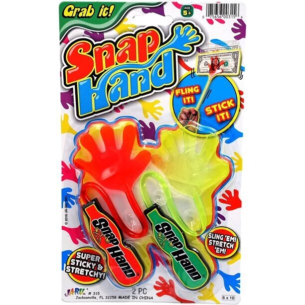 $3.99 NOVELTY MIX / STICKY SNAP HAND STICKY GRAB / n399-315