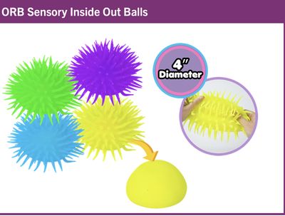 $5.99 NOVELTY MIX / Sensory Inside Out Ball