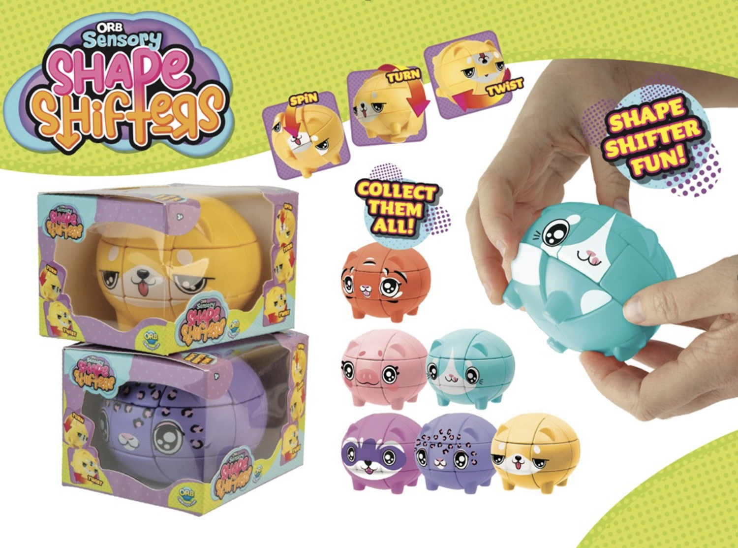 N799 NOVELTY MIX / Sensory Shape Shifters