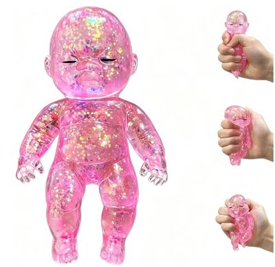 Shiny Baby Doll Soft Rubber Stress Relief Toy – Glowing Stress Ball – Cute Maltose Doll – Stress Relief Toy for Teens and Adults; Party Gift; Soft Toy for Anxiety Relief Shiny Baby Doll Soft Rubber Stress Relief Toy – Glowing Stress Ball – Cute Maltose Doll – Stress Relief Toy for Teens and Adults; Party Gift; Soft Toy for Anxiety Relief