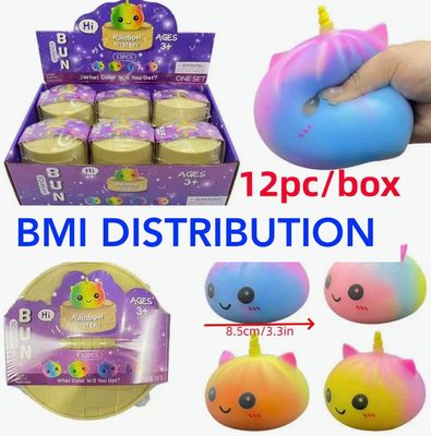 Rainbow Dumpling Squishy Mystery Box with Steamer,3.3inch Soft Colorful Dumplings Stress Sensory Toy Desktop Squeeze Anxiety Relief Gift Rainbow Dumpling Squishy Mystery Box with Steamer,3.3inch Soft Colorful Dumplings Stress Sensory Toy Desktop Squeeze Anxiety Relief Gift