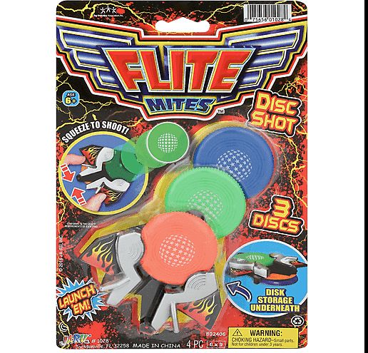 $3.99 NOVELTY MIX / FLITE MITES Disc Shot / n399-1028