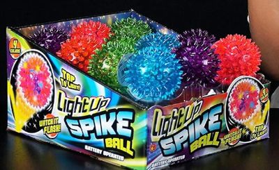 $3.99 NOVELTY MIX / LIGHT UP SPIKE BALL/ N399-695