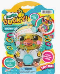 Hello Ducky Water Game Handheld Ring Toss Toy for Kids/N599-4920