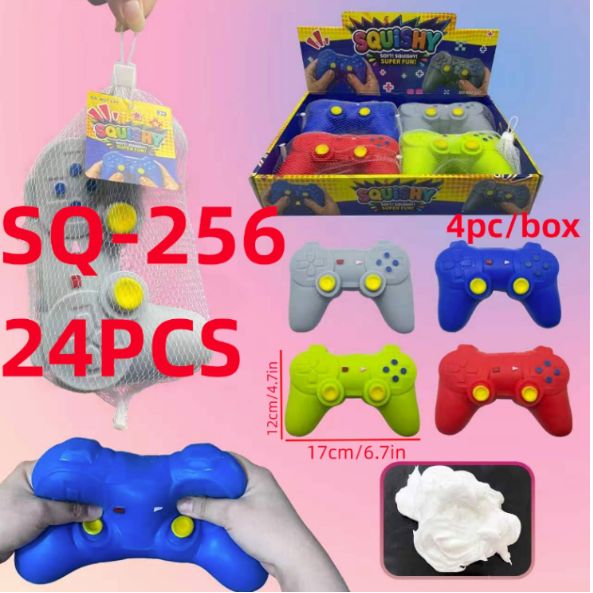 Game Controller Squishy, Slow Rising Gaming Squishies | Realistic Controller Squeeze Toys, Soft Stress Relief Fidget Toys, Fun Desk Decor &amp; Party Favors
