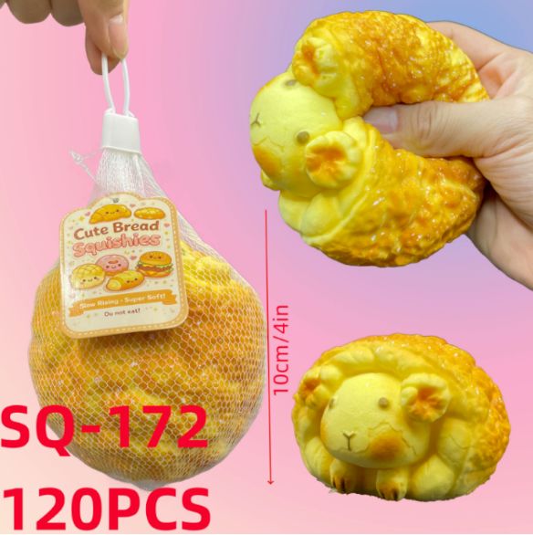 Slow Rising Cute Bread Squishy Toy, Scented Realistic Bread Squishies, Stress Relief Fidget Stress Balls for Adults Teens ADHD Anxiety, Sensory Focus Toy Party Favors &amp; Stocking Stuffers Gift