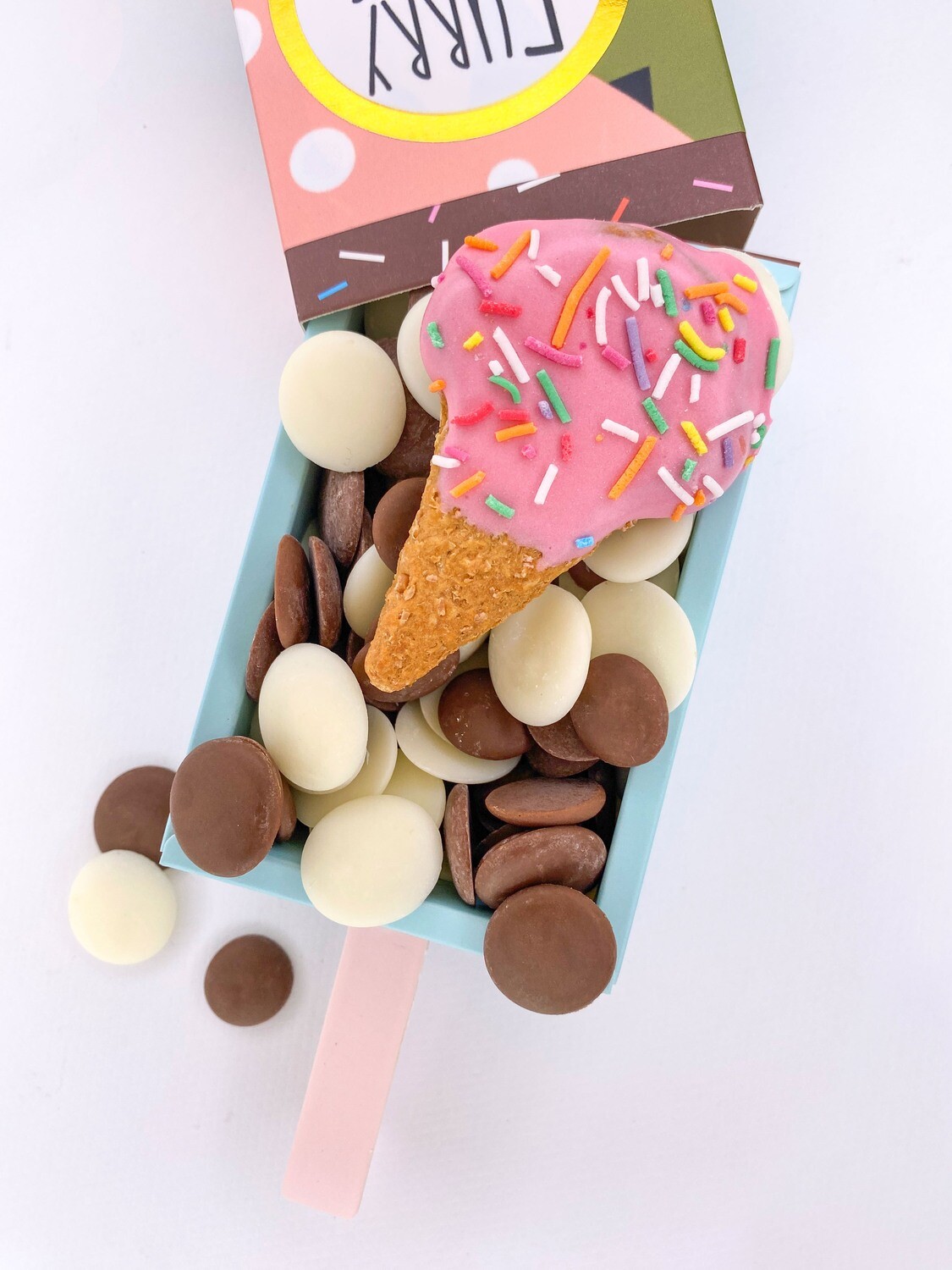 PAWS-CREAM, Paws-Cream: Choc Sprinkles Pack with Carob Drops