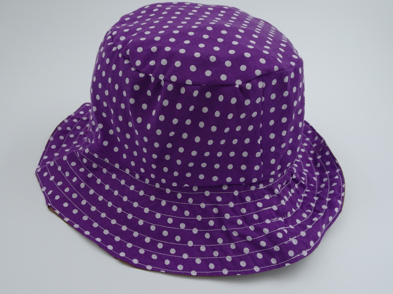 Reversible Bucket Hat - Purple Gold