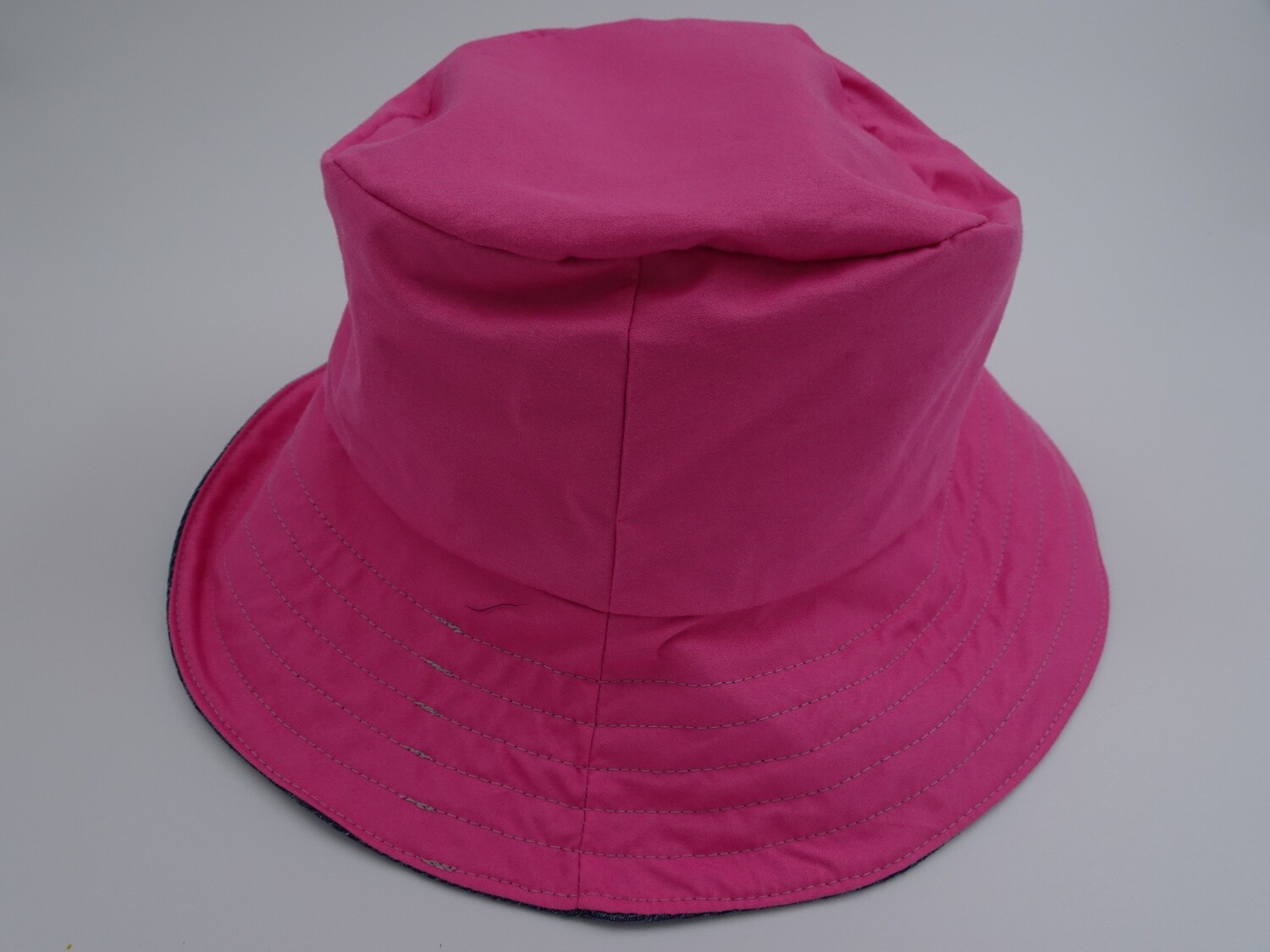 Reversible Bucket Hat - Pink Blue