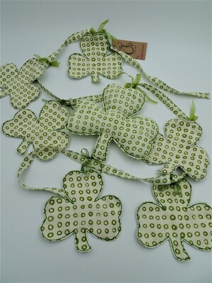 Upcycled St. Patrick's Day Bunting
