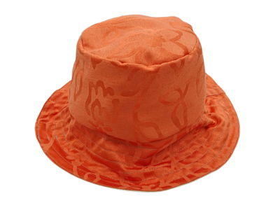 Reversible Bucket Hat - Orange Poppy