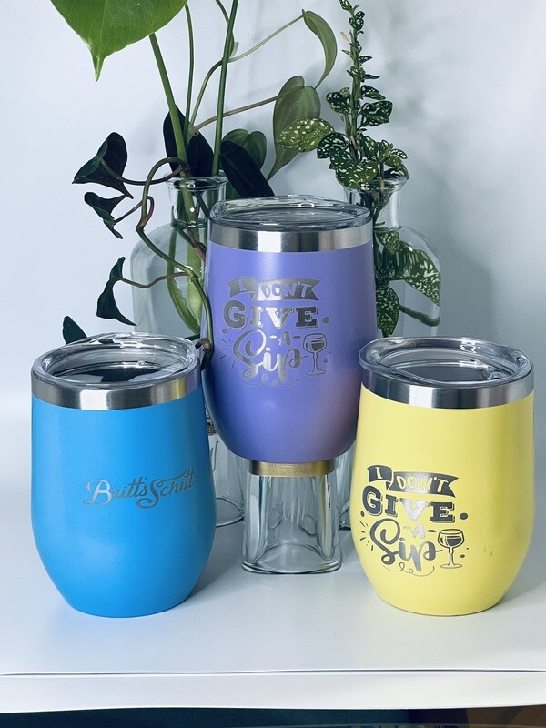 I Don&#39;t Give A Sip Wine Tumbler