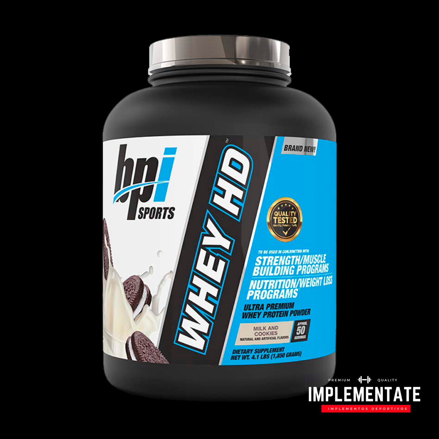 Proteína BPI “Whey HD” 5LBS