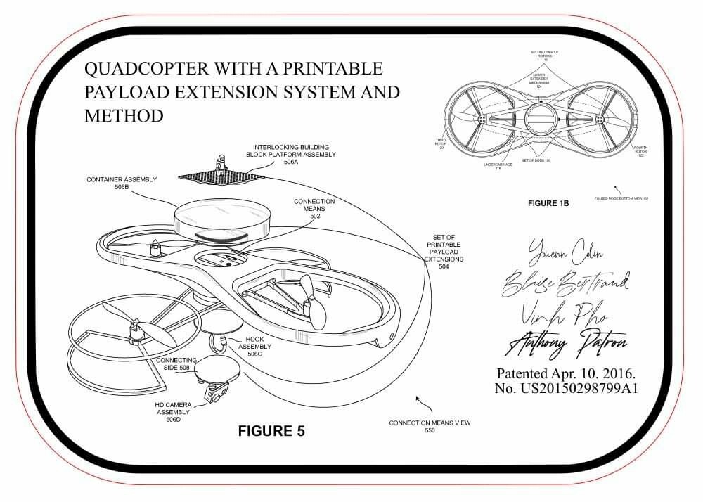 Drone Patent Plaque
