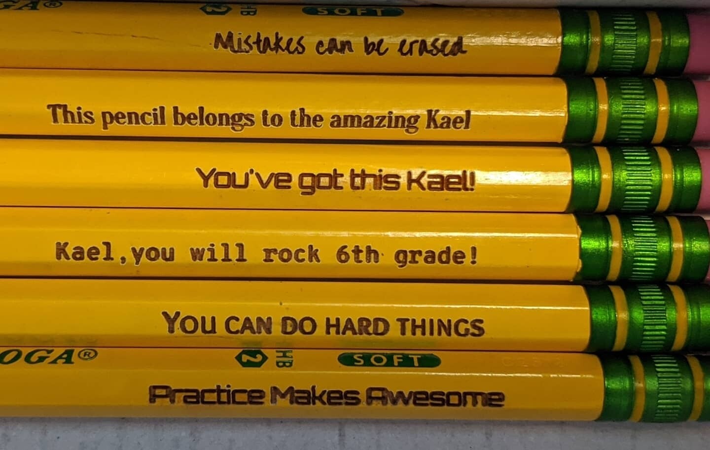 Customized pencils 12pk