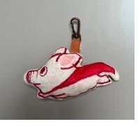 lucky flying pig charm