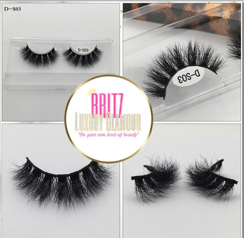 100% short messy mink eyelash- D-S03