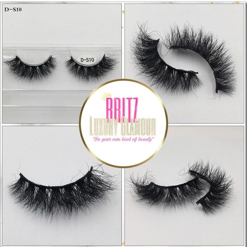 100% Short messy mink eyelash- D-S10