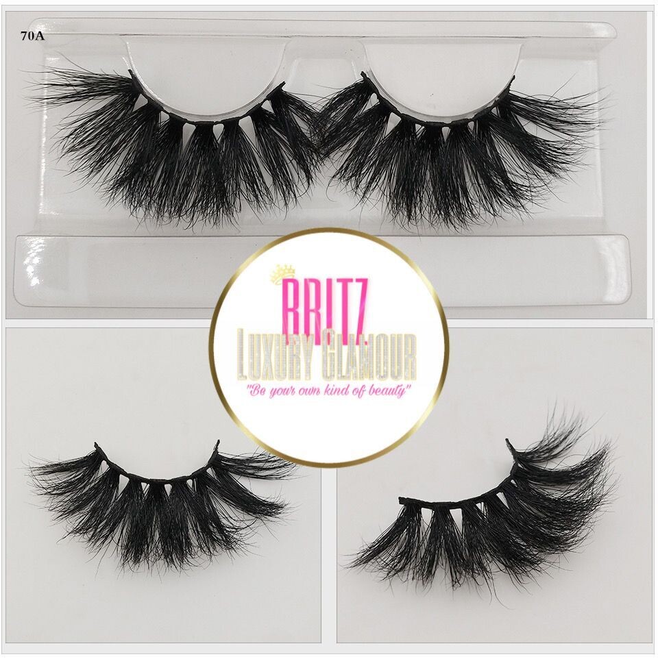 25mm 100% mink eyelashes- 70A