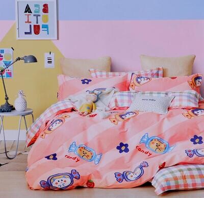 Glazed Cotton Kids Print Quilt