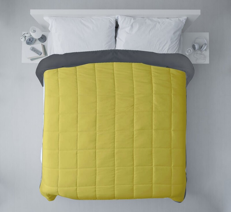 Glazed Cotton Solid Color Quilt