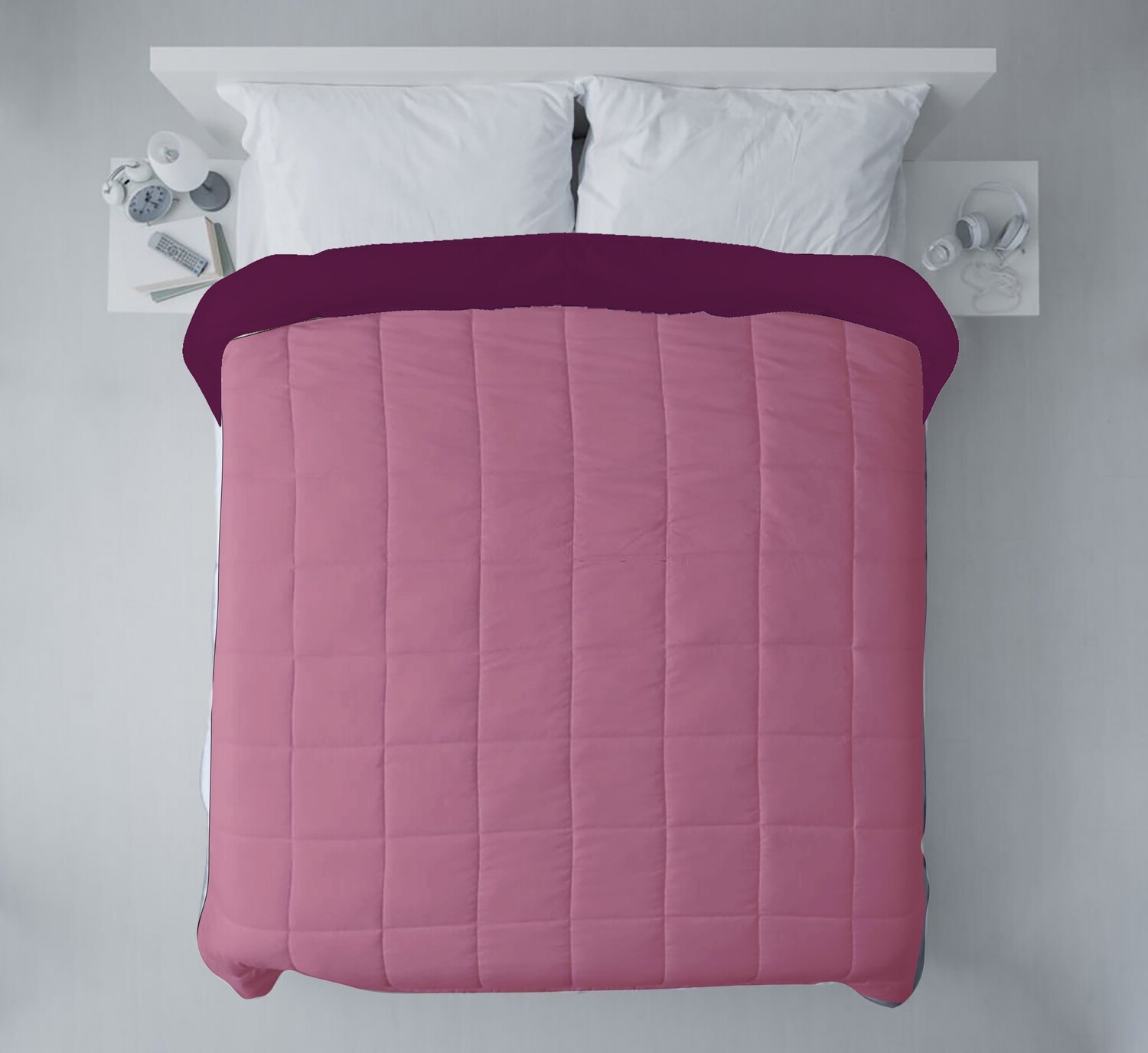 Glazed Cotton Solid Color Quilt