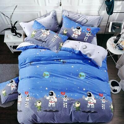 Glazed Cotton Kids Print Quilt