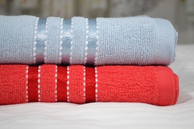 Cotton Terry Bath Towel (2 pcs)