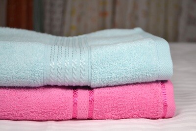 Cotton Terry Bath Towel (2 pcs)