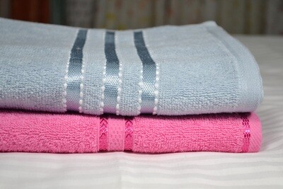 Cotton Terry Bath Towel (2 pcs)
