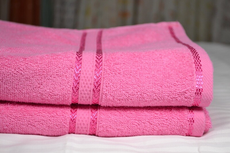 Cotton Terry Bath Towel (2 pcs)