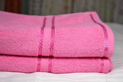 Cotton Terry Bath Towel (2 pcs)