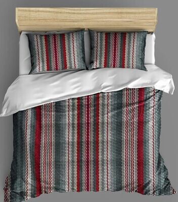 Glazed Cotton Abstract Print Quilt