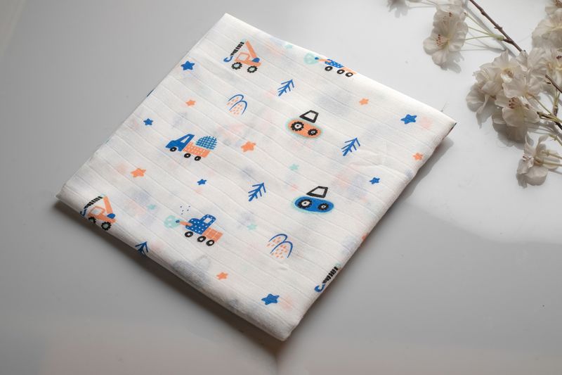 100% Cotton Muslin Fabric 3mtr (Crane)