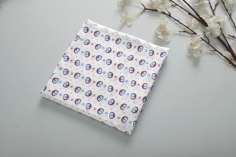 100% Cotton Muslin Fabric 3mtr (Owl)