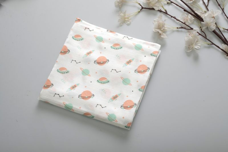 100% Cotton Muslin Fabric 3mtr (Space)