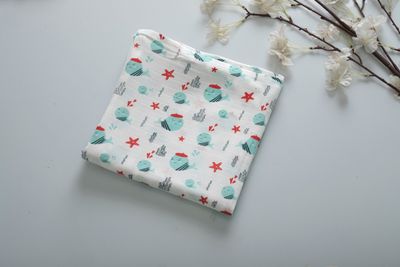 100% Cotton Muslin Fabric 3mtr (Fish)
