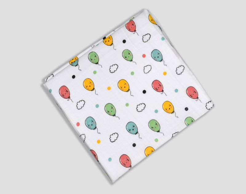 100% Cotton Muslin Fabric 3mtr (Balloon)