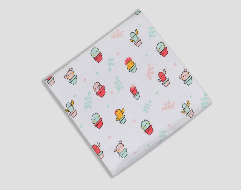 100% Cotton Muslin Fabric 3mtr (Cactus)