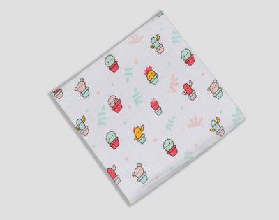 100% Cotton Muslin Fabric 3mtr (Cactus)