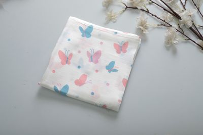 100% Cotton Muslin Fabric 3mtr (Butterfly)